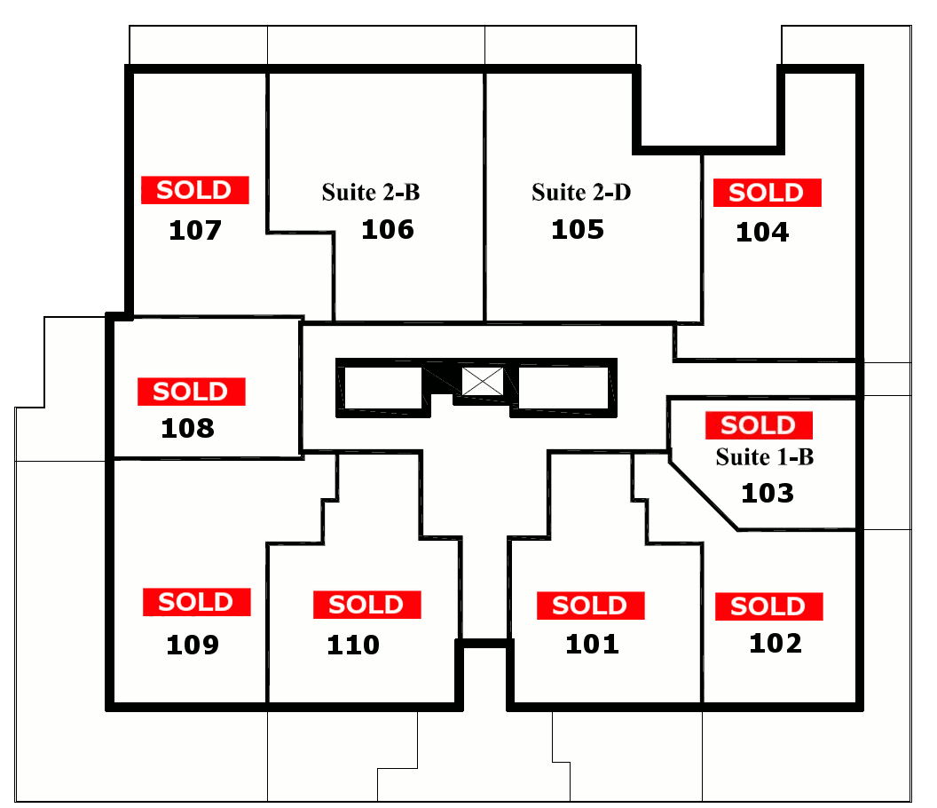 First-Floor-Suite-Map-Bentley-Luxury-Condos